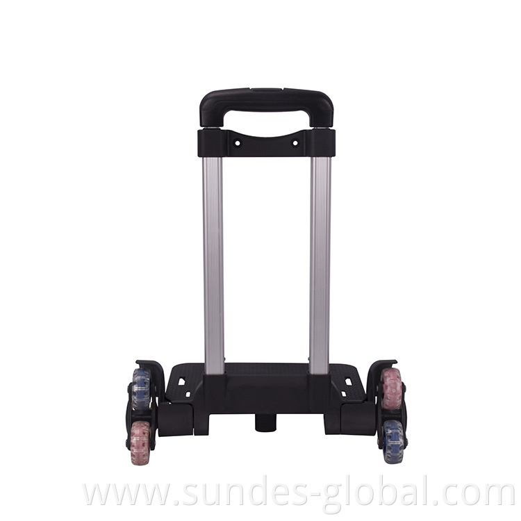 Foldable Backpack Trolleys Carts School Bag Luggage Handle Bag Accessories